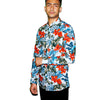 Tropical Floral Short Sleeve Shirt for Men