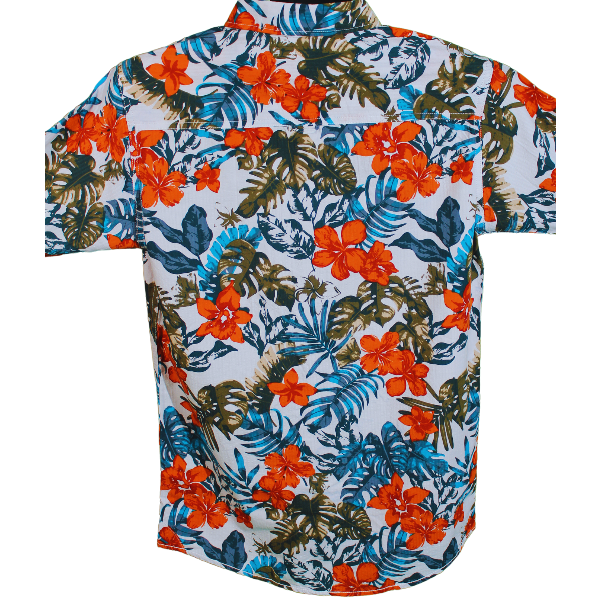 Tropical Floral Long Sleeve Shirt for Men