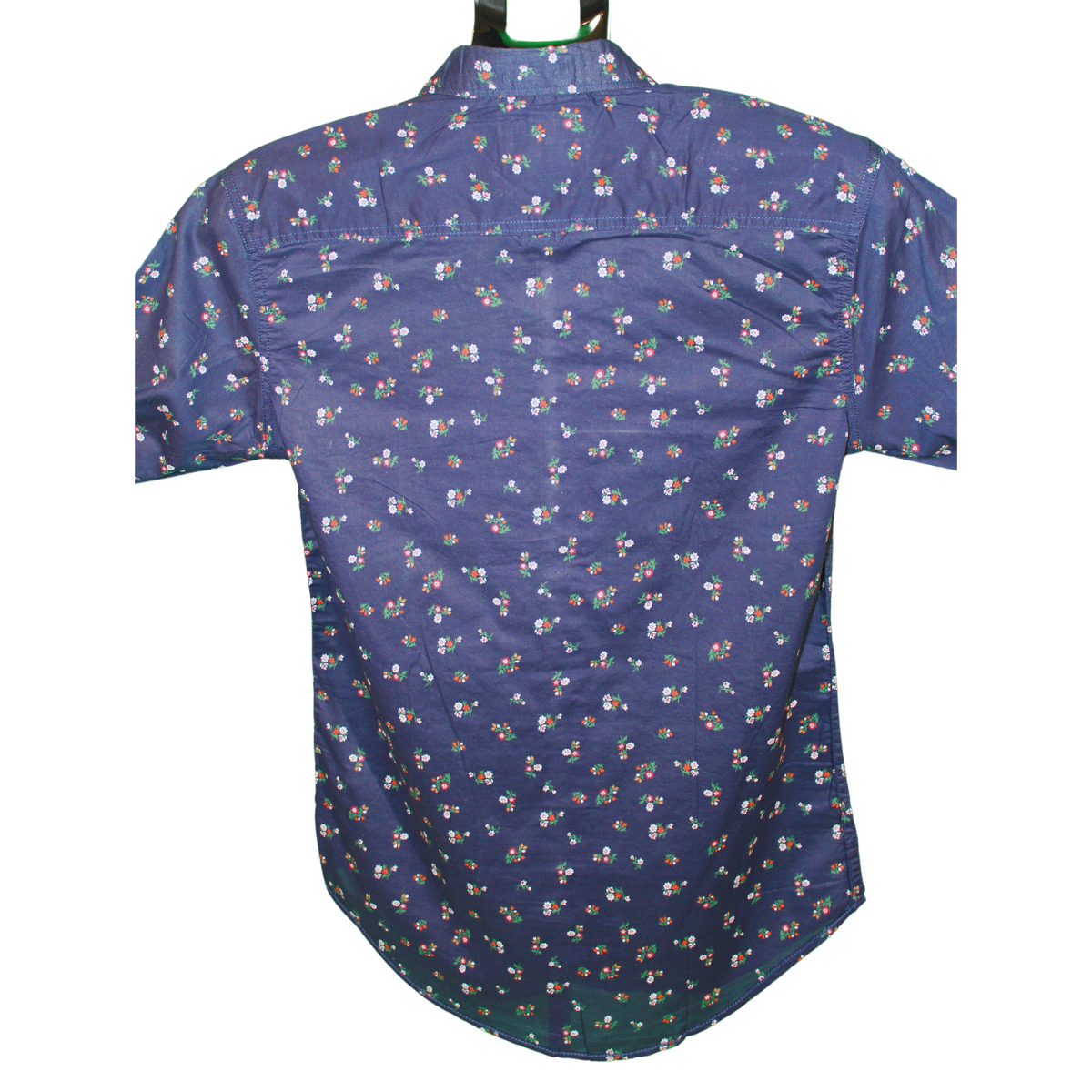 Dark Floral Printed Long Sleeve Shirt for Men