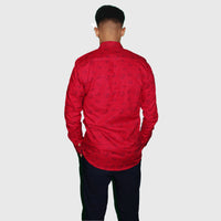 Red Casual Shirt
