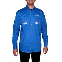 Blue Graphic Printed